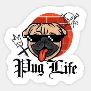 Pug Life Sticker